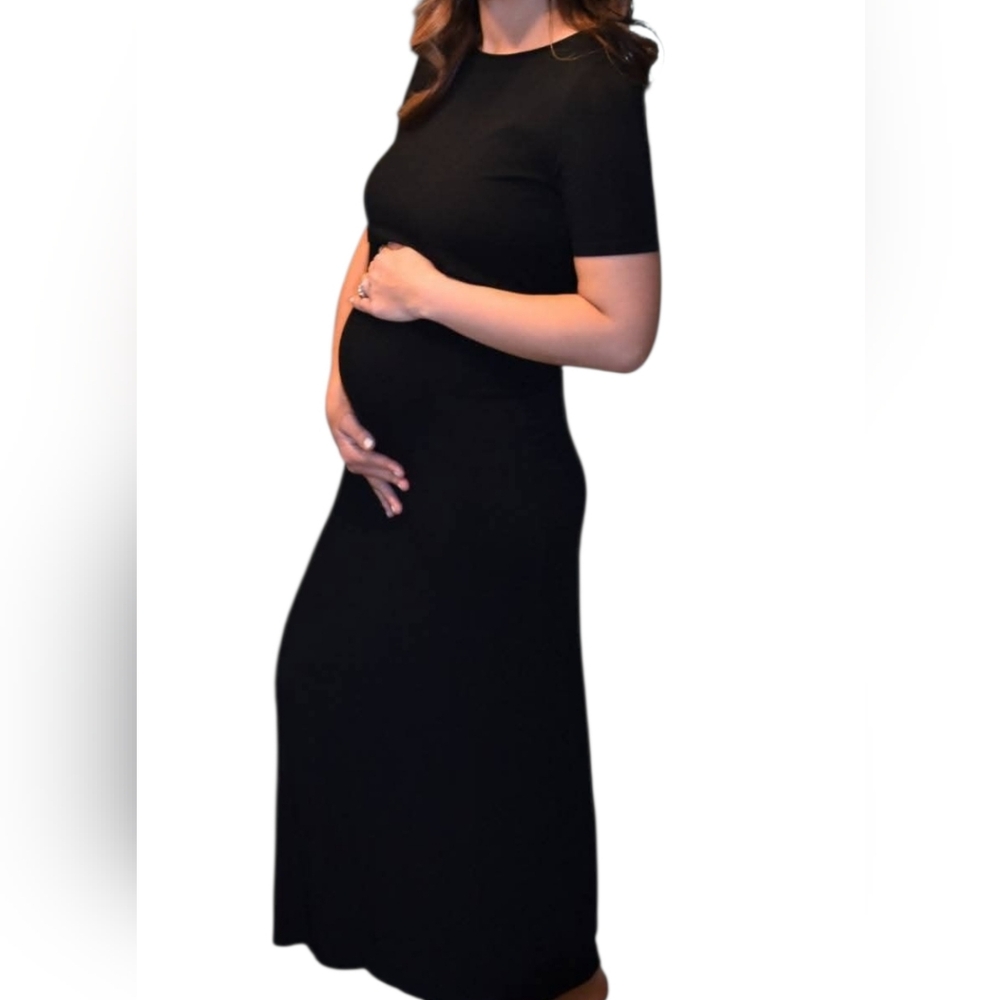 Undercover Mama Classic Black Midi Dress